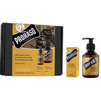 Подарунковий набір для бороди Proraso, Special Beard Care Set, Wood & Spice (шампунь 200 мл і олія 30 мл)